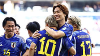 Japan Vs Bolivia LIVE Score, International Friendly 2025: JPN Eye Win Against BOL Photo: X/ @jfa_en : Japan Vs Bolivia LIVE Score, International Friendly 2025: Japan national football team celebrating a win.