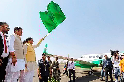 Launch of MP govt air services in Bhopal