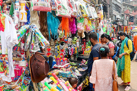 Preparations for Holi festival