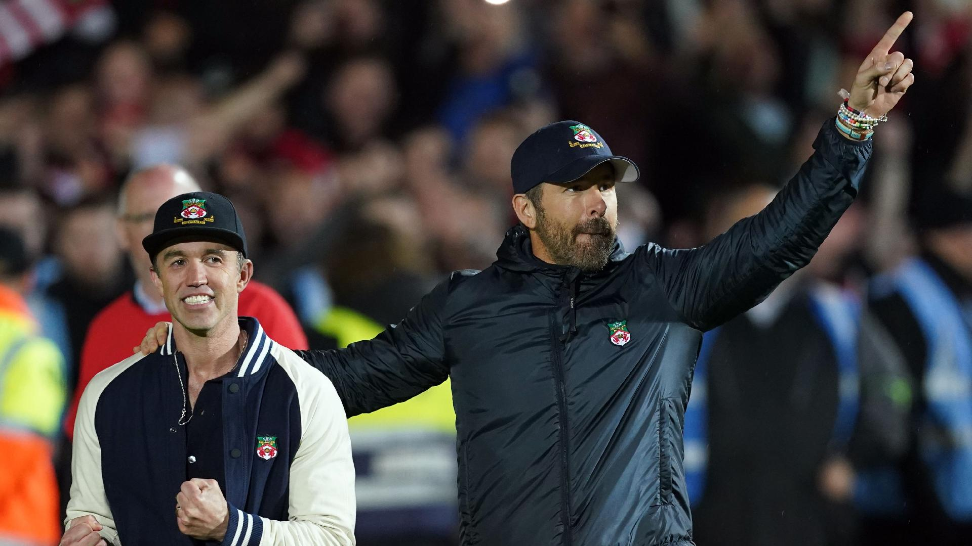 Wrexham co-owners Rob McElhenney and Ryan Reynolds completed their takeover in 2021. - Martin Rickett/PA