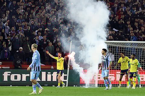 Turkish League: Trabzonspor vs Fenerbahce
