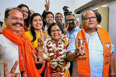 BJP's Manju Sharma files nomination from Jaipur