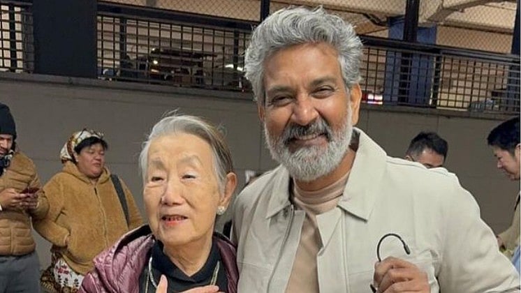 Instagram : SS Rajamouli with Japanese Fan
