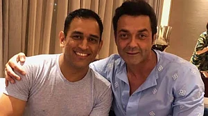 Instagram : MS Dhoni, Bobby Deol