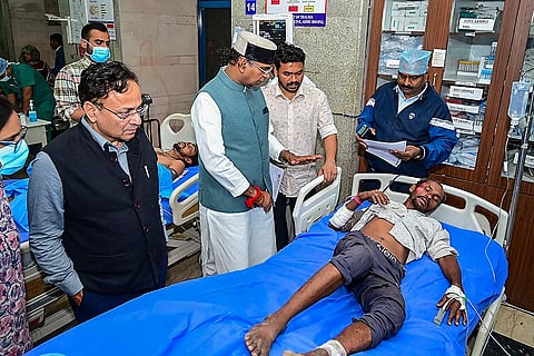 6 dead, 10 injured after a trolley rammed into marriage procession