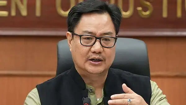 PTI : Union Minister Kiren Rijiju |