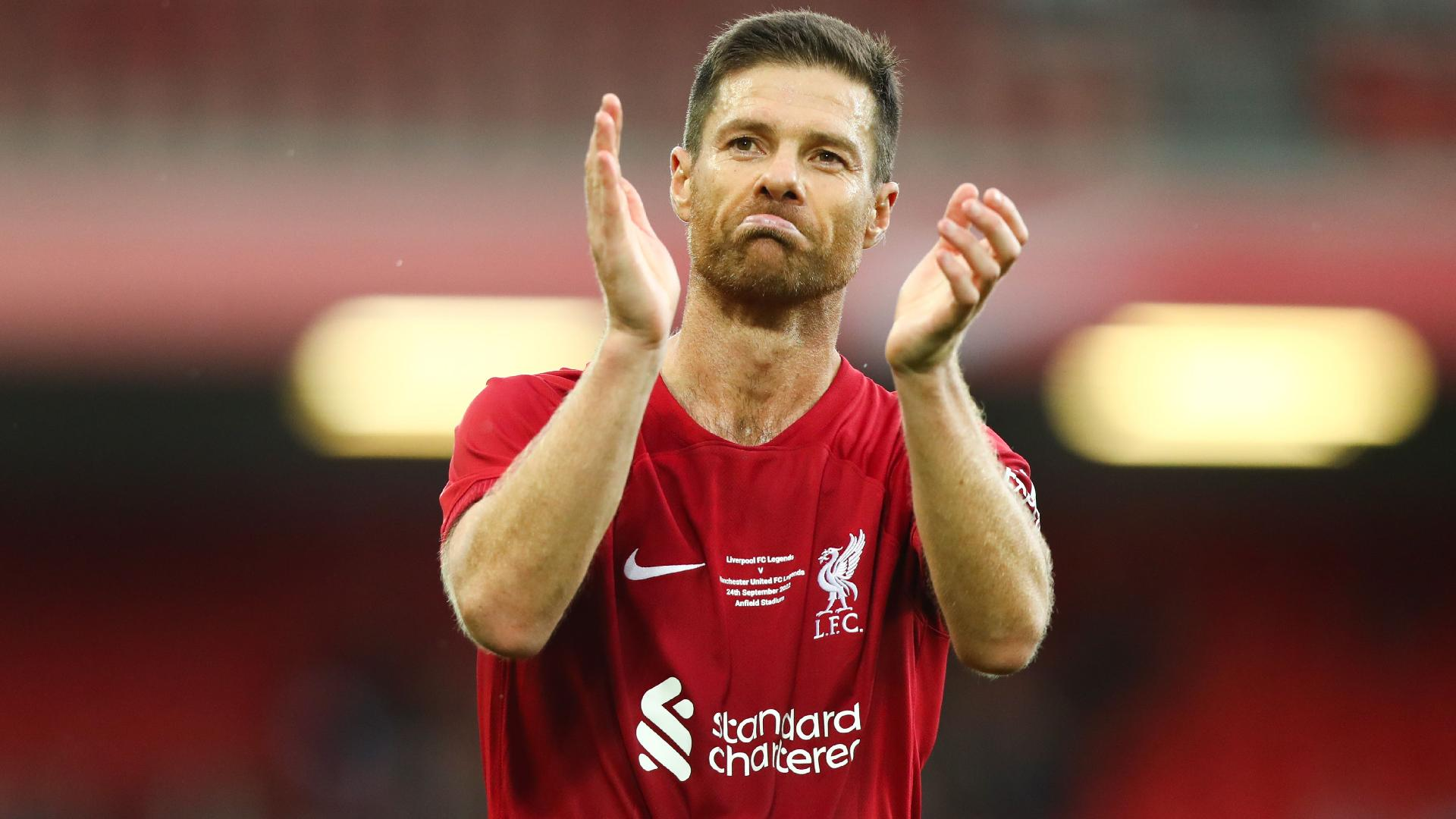 Xabi Alonso, who lifted the Champions League trophy in 2005 during his debut season with Liverpool, has been widely touted as a likely replacement for Jurgen Klopp. - Tim Markland/PA