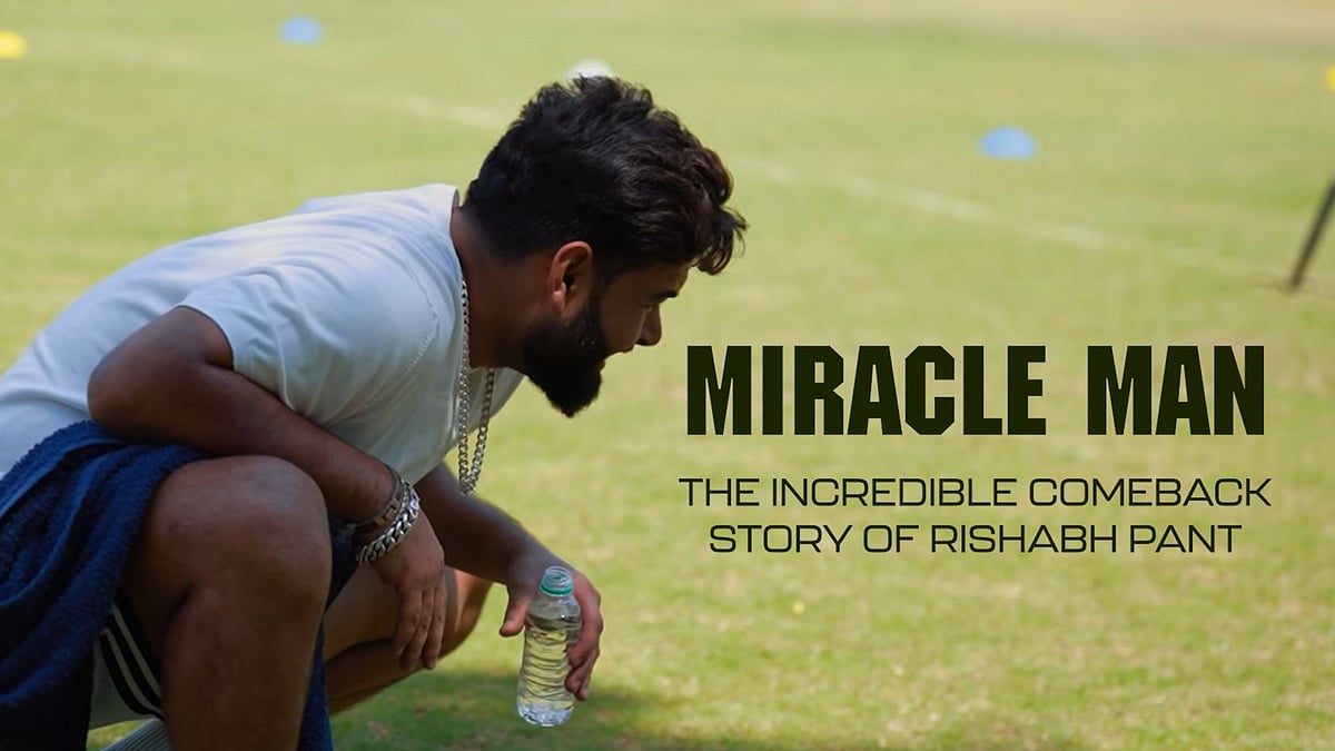 Rishabh Pant survived a horrific car crash in December 2022, while driving to his home in Roorkee. - Screengrab (Facbook | BCCI)