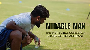 Screengrab (Facbook | BCCI) : Rishabh Pant survived a horrific car crash in December 2022, while driving to his home in Roorkee.