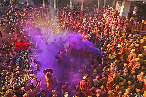 Lathmar Holi Celebration