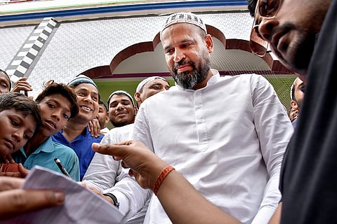 Yusuf Pathan at Beldanga