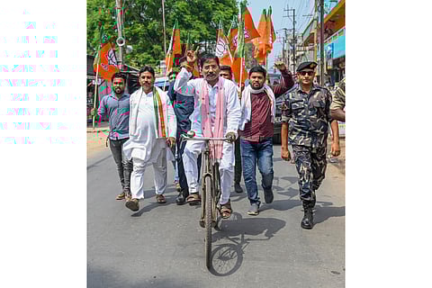 BJP candidate Jagannath Sarkar