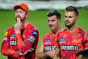 | Photo: PTI/Swapan Mahapatra : IPL 2024: SRH training session