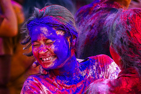 Holi celebrations in Nagpur