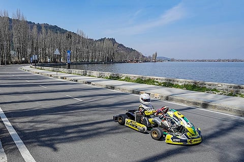 Formula 4 race in Srinagar