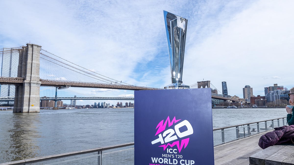 Photo: X/ @T20WorldCup : ICC T20 World Cup 2024 trophy
