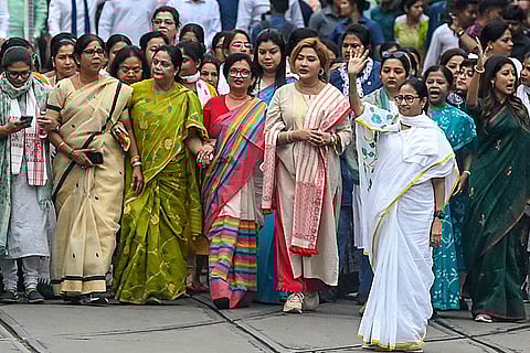 Mamata Banerjee at TMC rally in Kolkata
