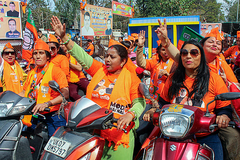 BJP rally ahead of LS polls