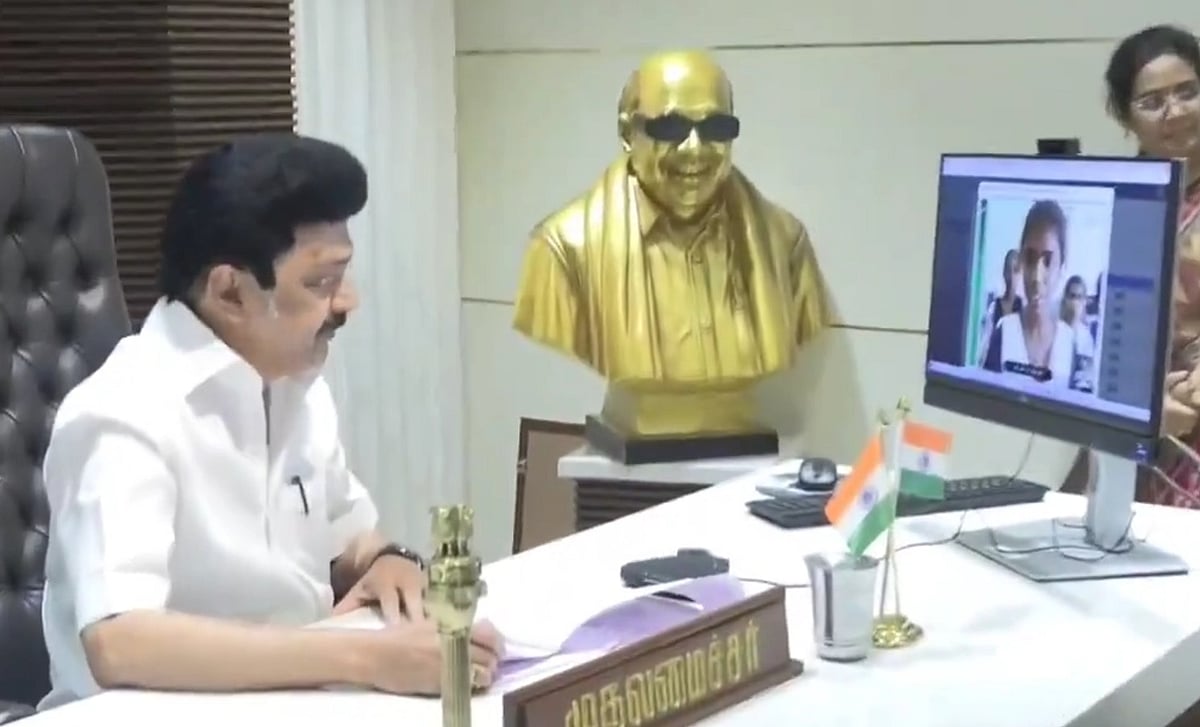 Tamil Nadu CM MK Stalin interacts with several scheme beneficiaries as part of 'Neengalum Nalama' Initiative. - X/@mkstalin