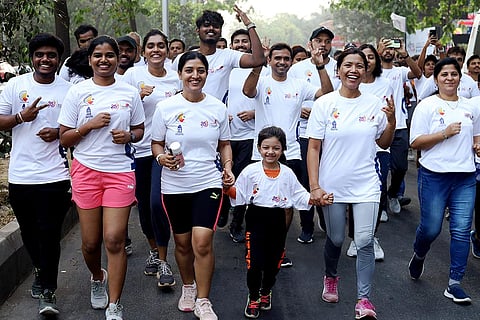 Voter awareness marathon in Bengaluru