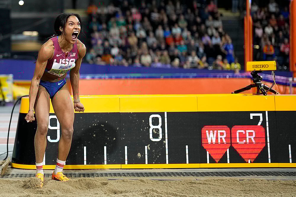 | Photo: AP/Bernat Armangue : World Athletics Indoor Championships