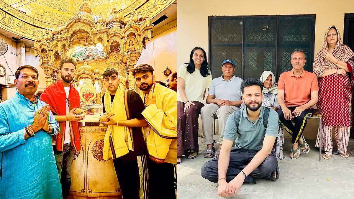 Instagram : Elvish Yadav with his family and friends