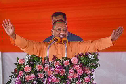 Yogi in Moradabad