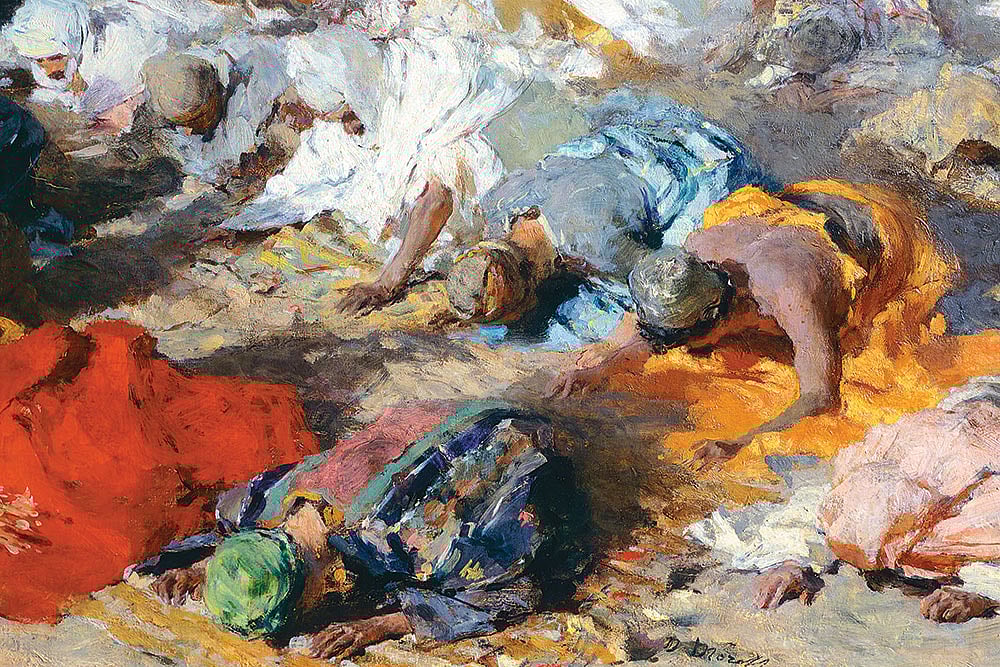 Photo: Getty Images : ‘The Sermon of Mohammed’   
Painting by Domenico Morelli, 1856. Galleria D’Arte Moderna, Museo Revoltella