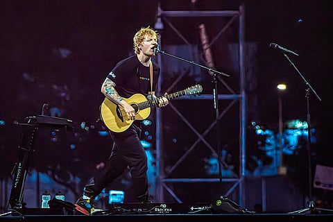 Ed Sheeran concert in Mumbai