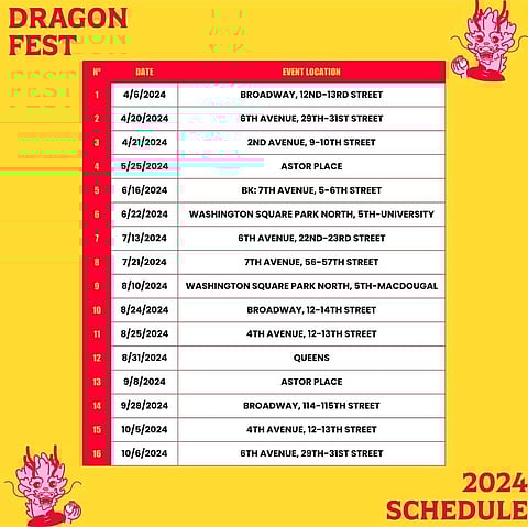 Dragon Fest 2024 Lineup