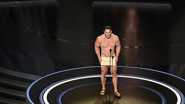 Oscars 2024: John Cena Goes Almost Nude On Stage At The 96th Academy Awards