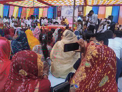 Guests at the wedding