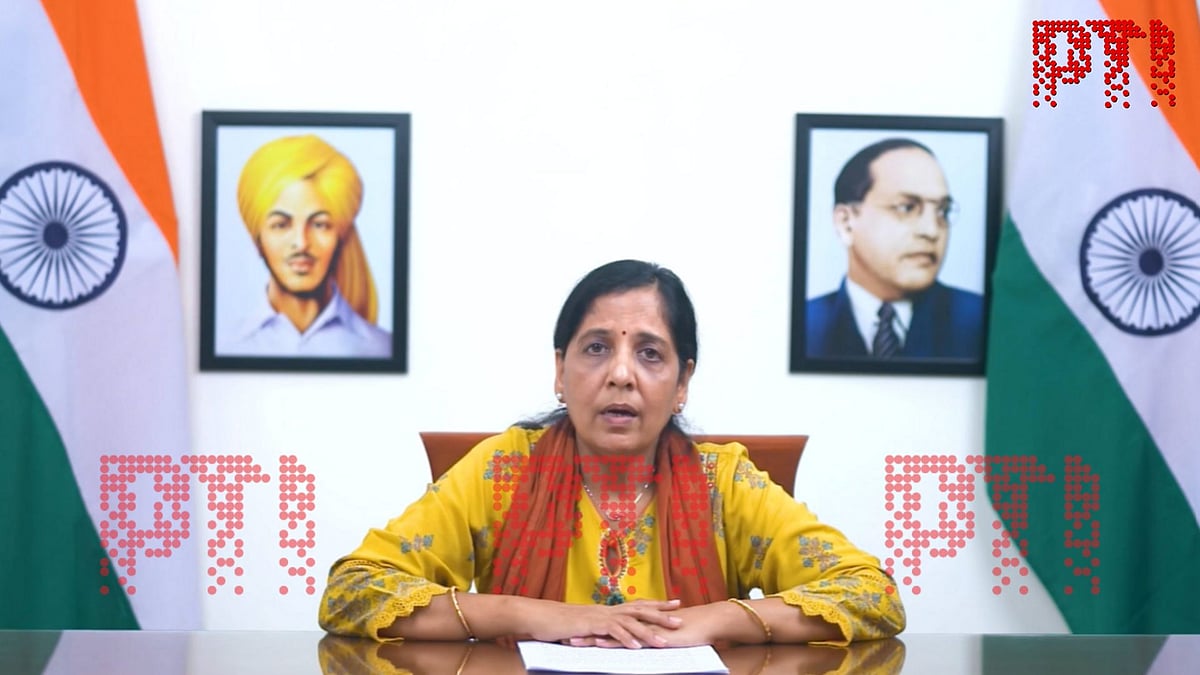 PTI : Kejriwal's wife Sunita, in her first address following his arrest