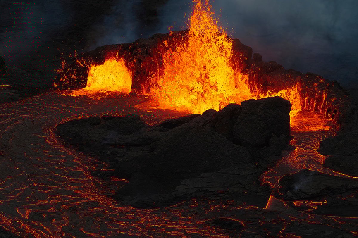 In Pics: Sudden Volcanic Eruption Forces People To Vacate Iceland’s Grindavik