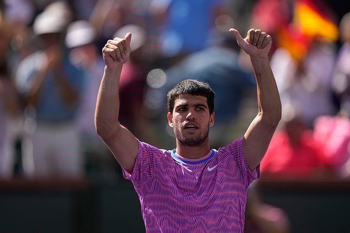 Indian Wells Open: Carlos Alcaraz, Jannik Sinner Coast Into Quarter-Finals - In Pics