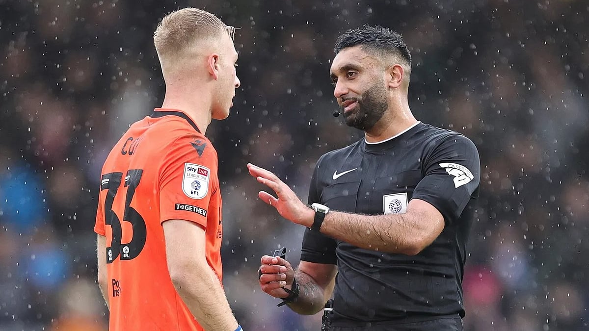 Sunny Singh Gill will be officiating a PL fixture between Crystal Palace and Luton Town. - Premier League
