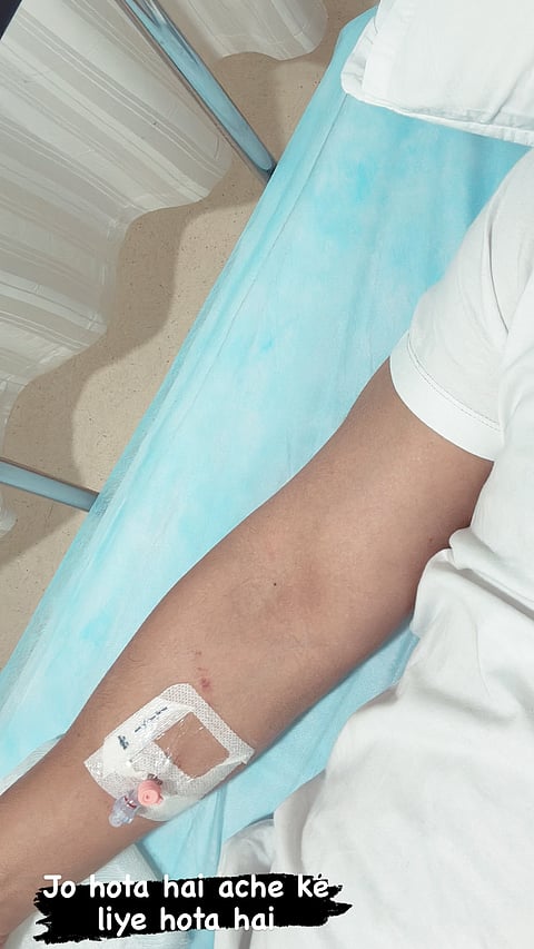 Arjun Bijlani in hospital