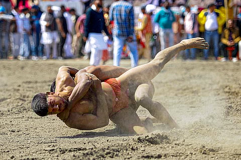 Kushti Dangal in Hoshiarpur