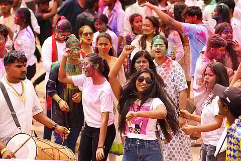 Holi celebrations in Hyderabad