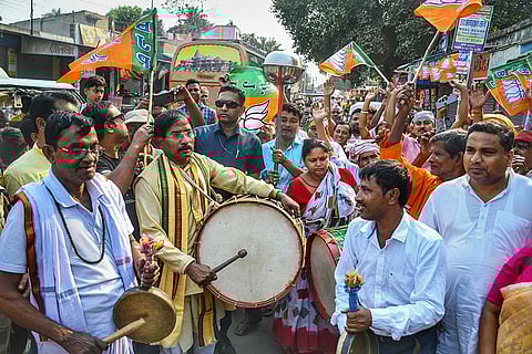 BJP campaign for Lok Sabha polls in Nadia