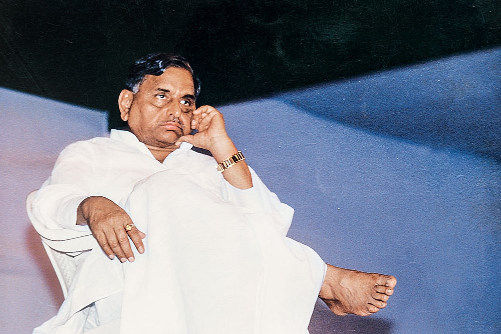 Man of the Masses: Mulayam Singh Yadav at a ‘chintan shivir’ in Allahabad - Photo: Rajesh Pratap Singh