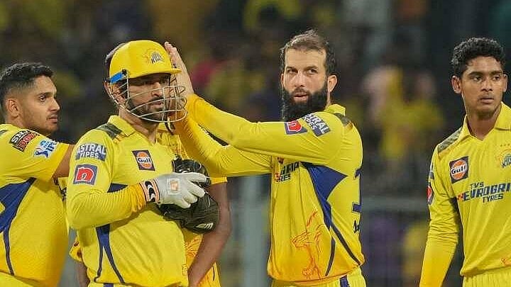 PTI : Moeen Ali said that despite playing three seasons for Chennai Super Kings, MS Dhoni still surprises him with his tactics.