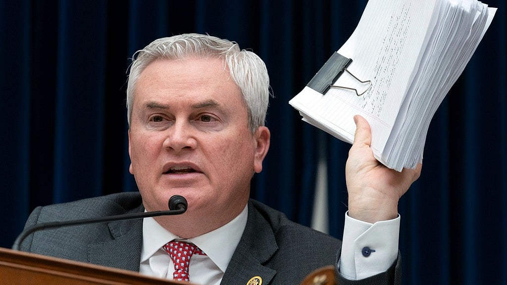 House Oversight and Accountability Committee Chairman Rep. James Comer, R-Ky., speaks during the House Oversight and Accountability Committee hearing on Capitol Hill in Washington, Wednesday, March 20, 2024. - AP