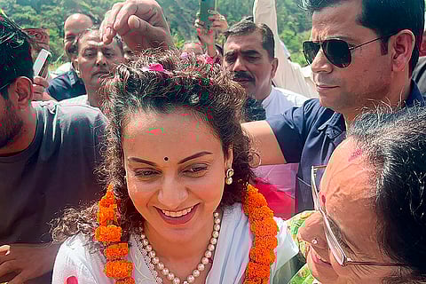 Kangana Ranaut campaigns