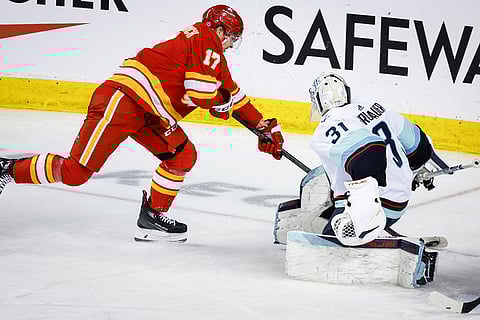 NHL 2023-24: Seattle Kraken vs Calgary Flames