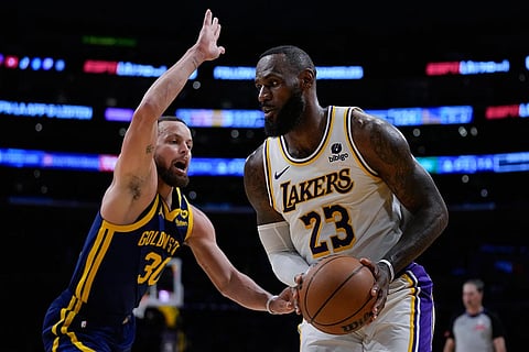 NBA: Los Angeles Lakers vs Golden State Warriors