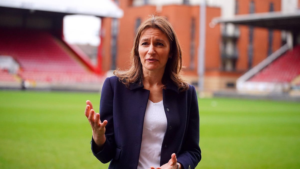 Culture Secretary Lucy Frazer pictured at an event to mark the Football Governance Bill’s introduction to Parliament. - (Victoria Jones/PA)
