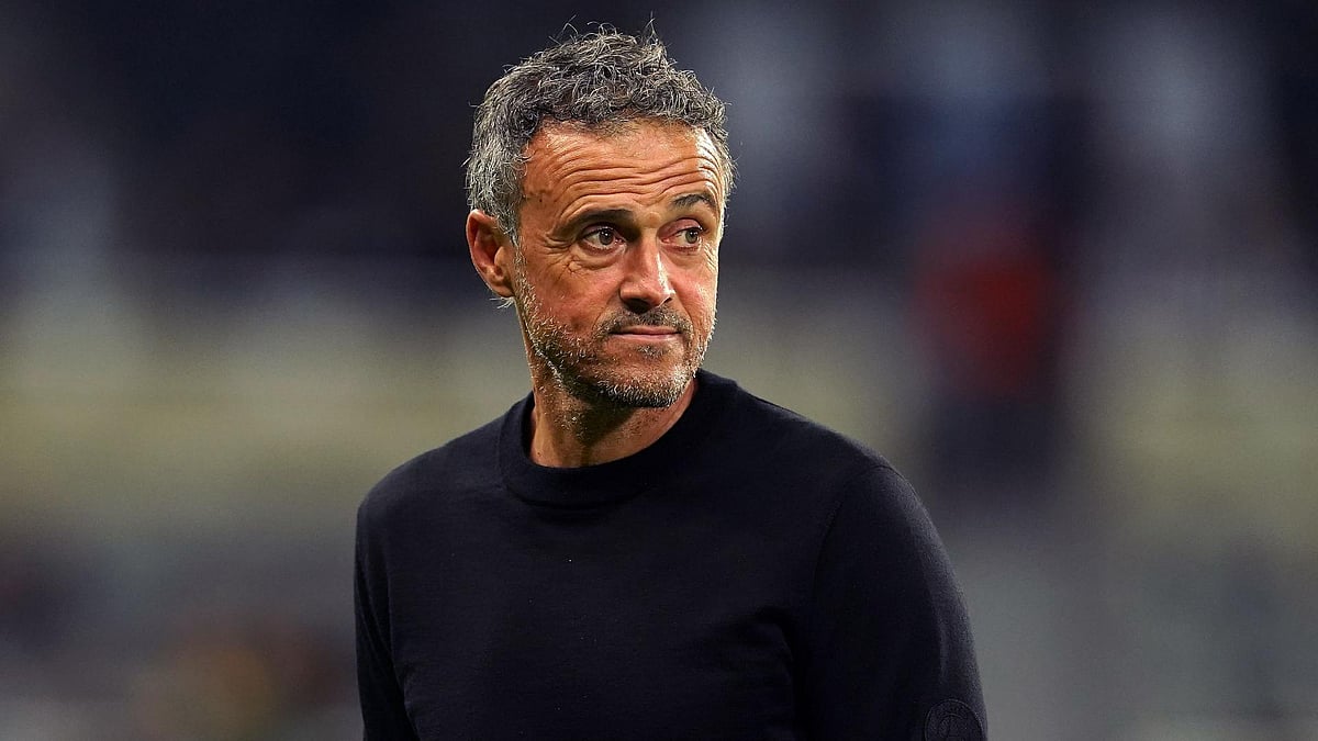 Luis Enrique has called for calm heads. -  (Martin Rickett/PA)
