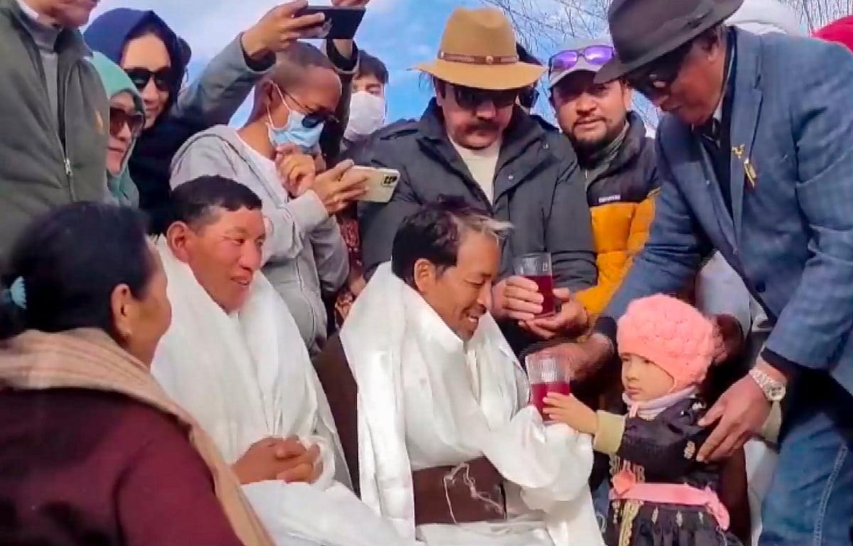 Education reformist Sonam Wangchuk ended the 21-day-long hunger strike on March 26.