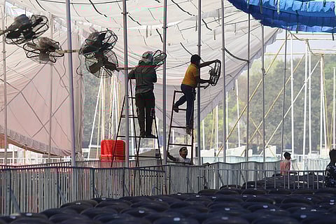 INDIA bloc's mega rally preparations